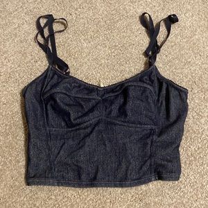 Free people denim camisol